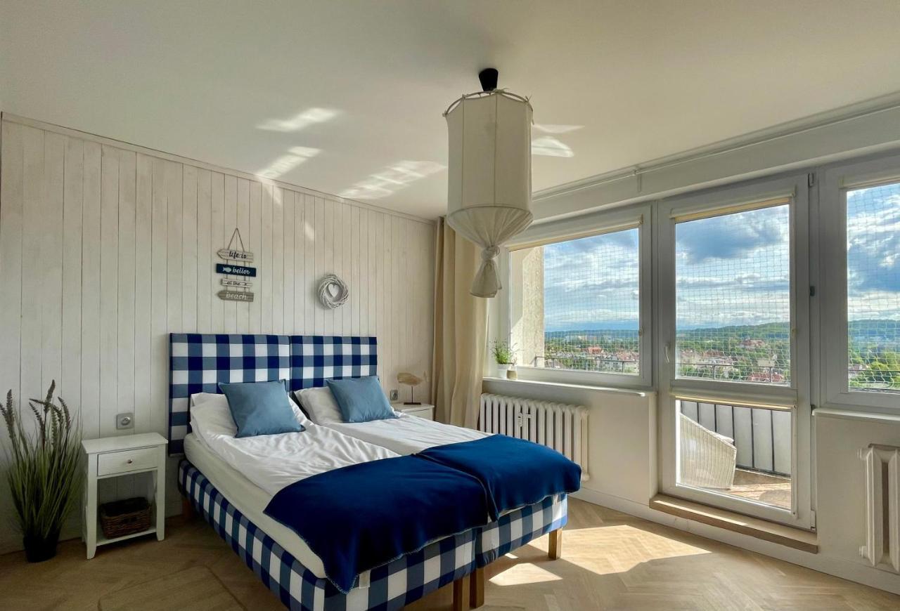 Ferienwohnung Marina Z Widokiem Na Morze Zoppot Exterior foto