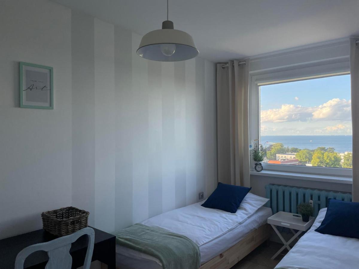 Ferienwohnung Marina Z Widokiem Na Morze Zoppot Exterior foto